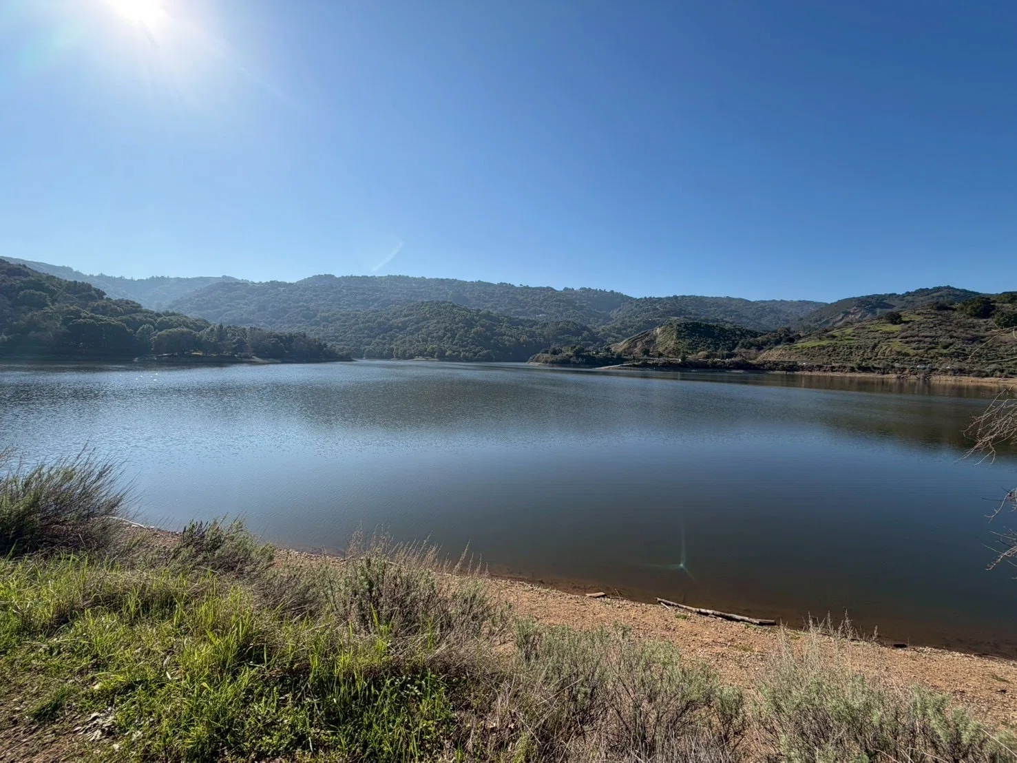 サンノゼの街を一望できる〈Stevens Creek County Park〉でトレイル