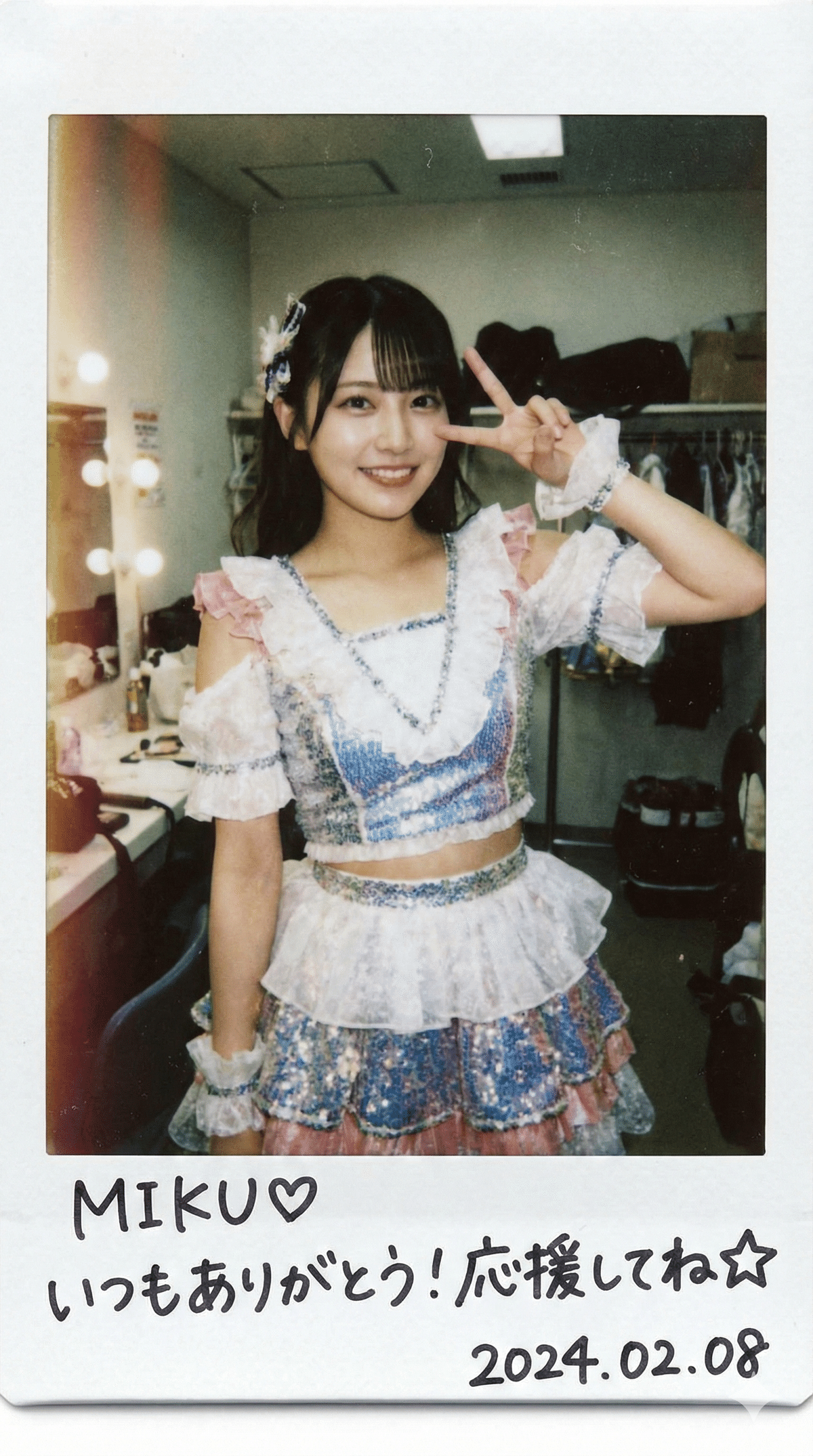 アイドルのチェキ｜zerozero_x