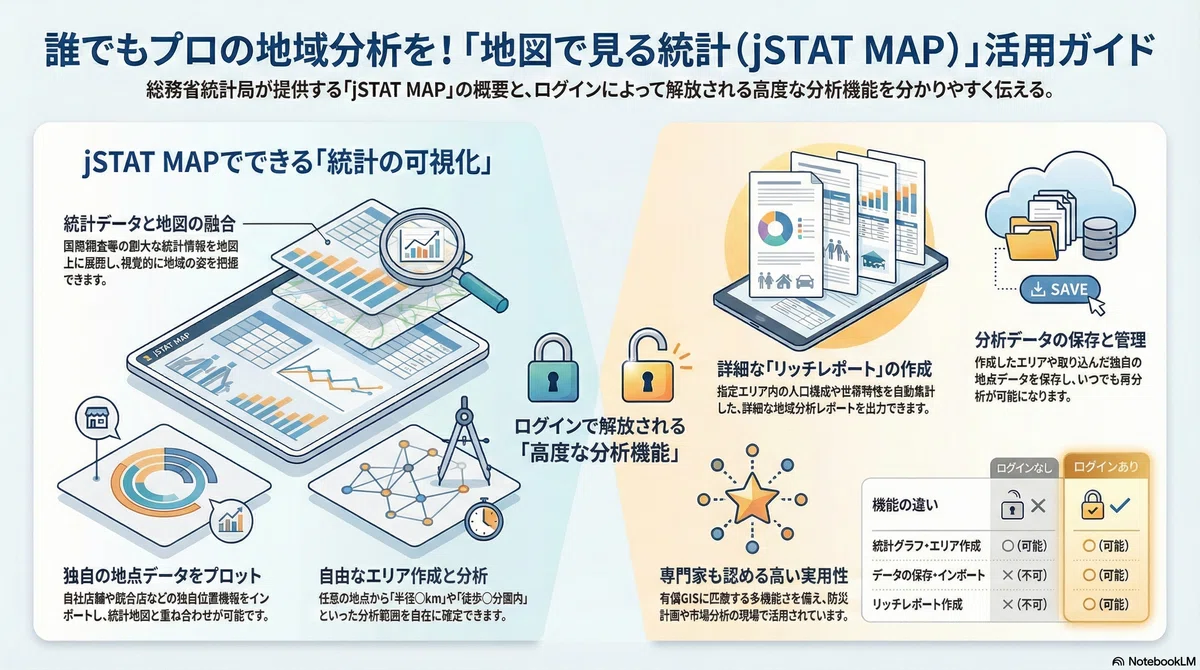 地図で見る統計（jSTAT MAP）の活用＜誰でも使える統計オープンデータ：Week4＞｜有馬典寿＜arima-planning＞