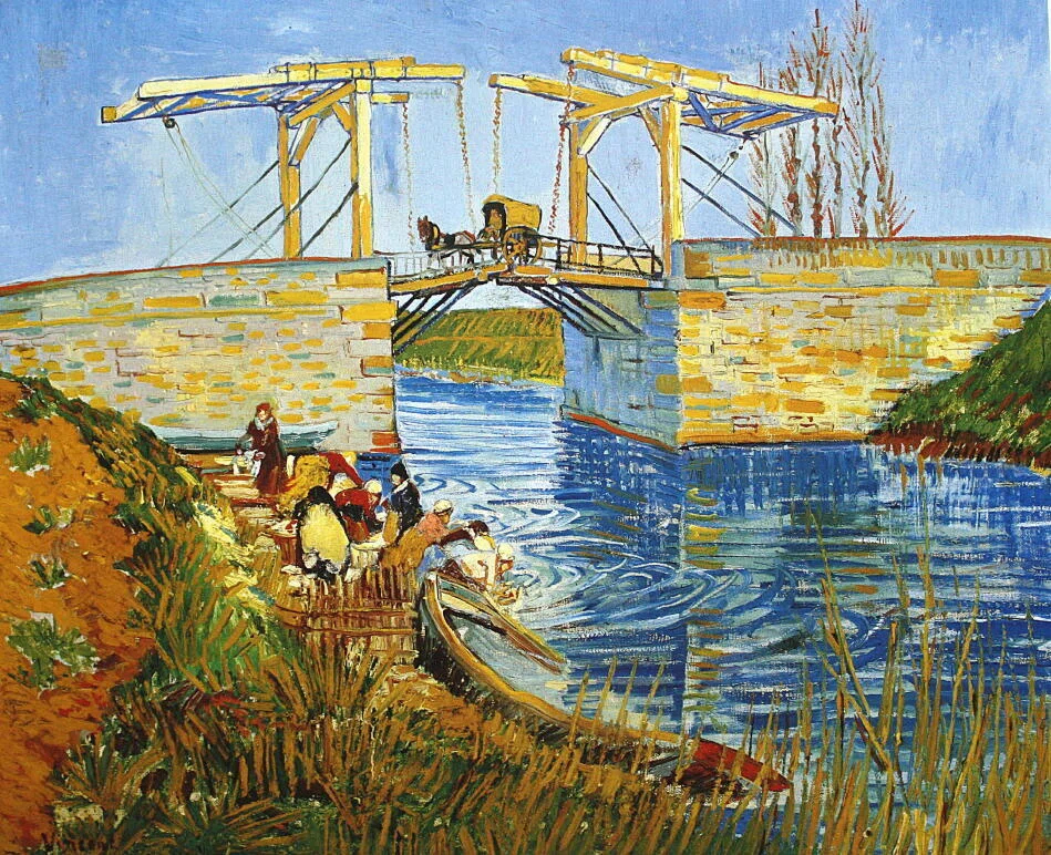 🌉 500フランの希望――ゴッホ「アルルの跳ね橋」から読み解く最後の光