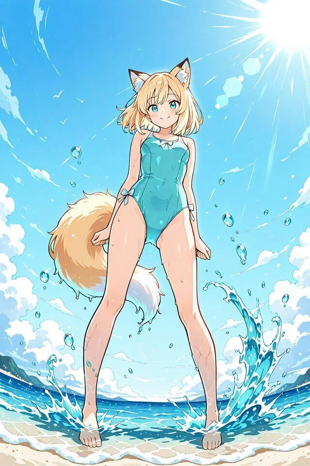 水着写真を分類する！ - ElmarTail One 第4話『Azure』👙｜気球人🎈note