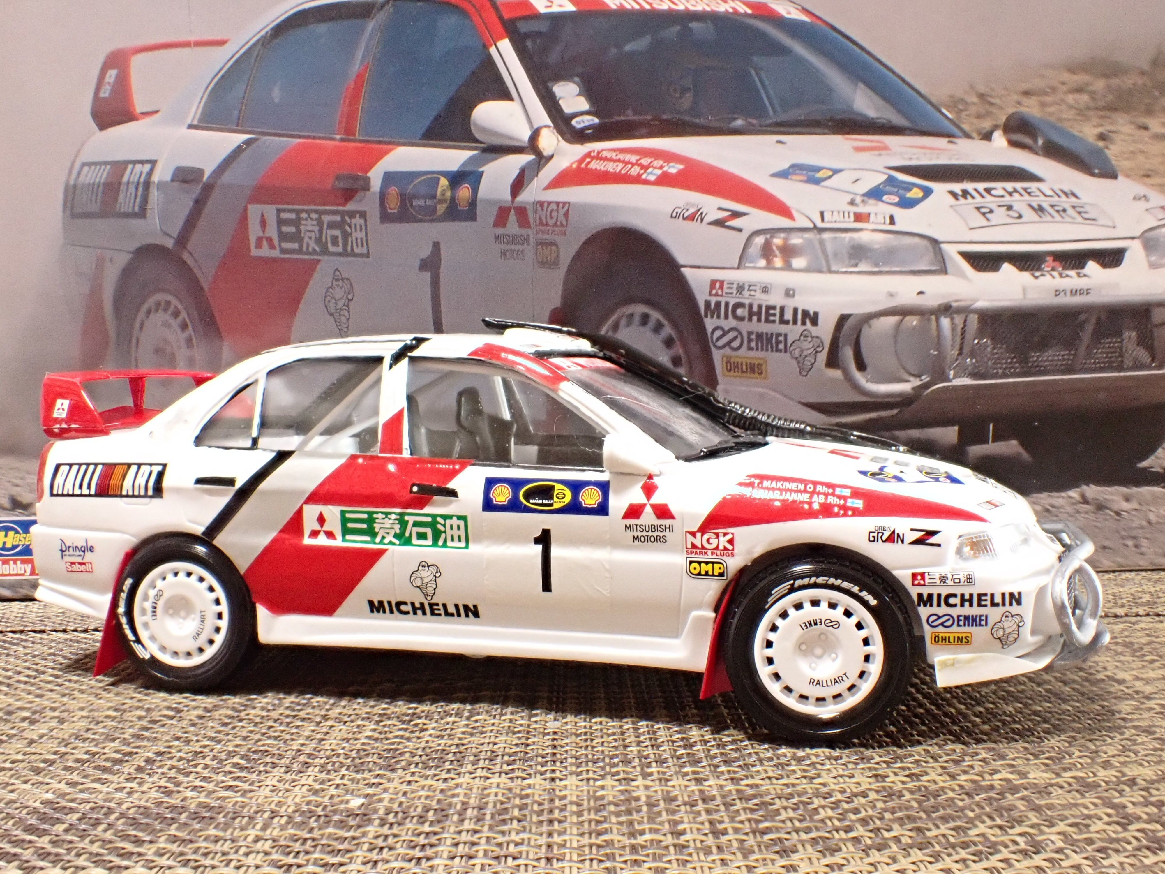 ハセガワ 1/24 ランサー エボリューションⅣ 1997 サファリラリー