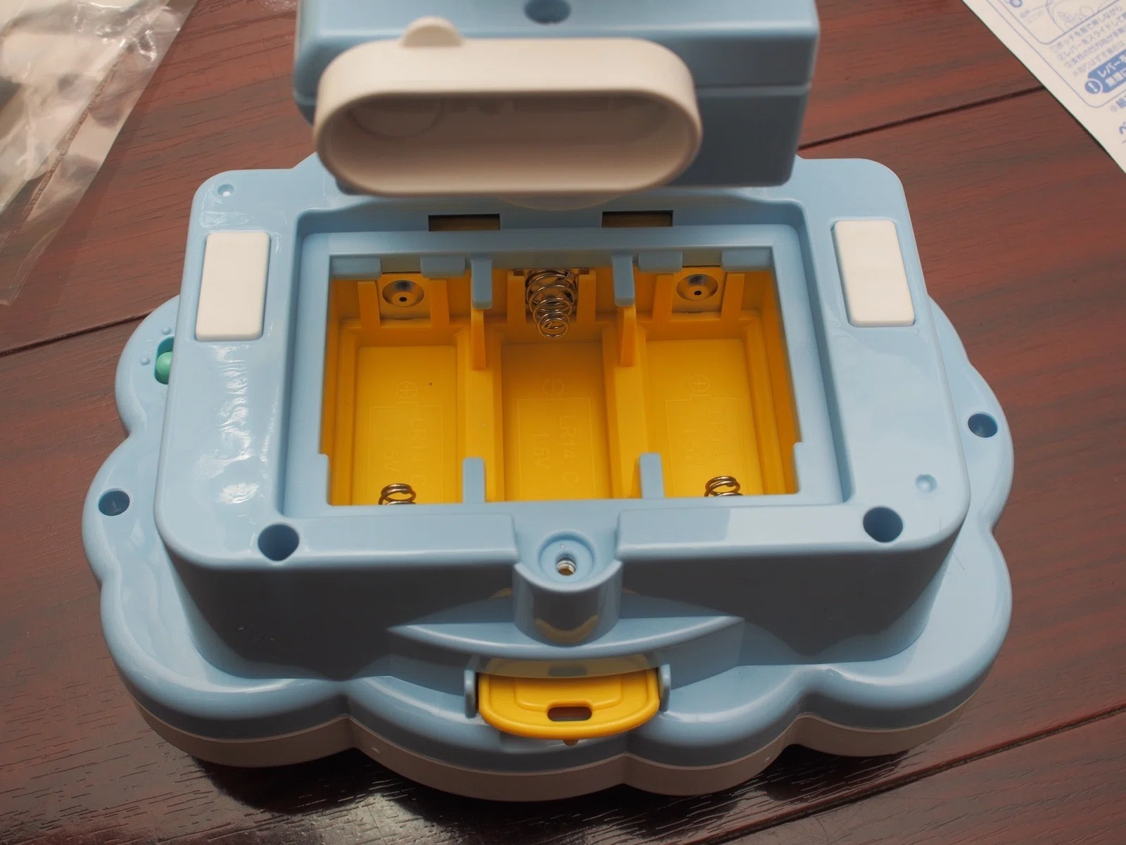 プーメリー来たけど電池が無かったので手動で回す｜育児するいちろく
