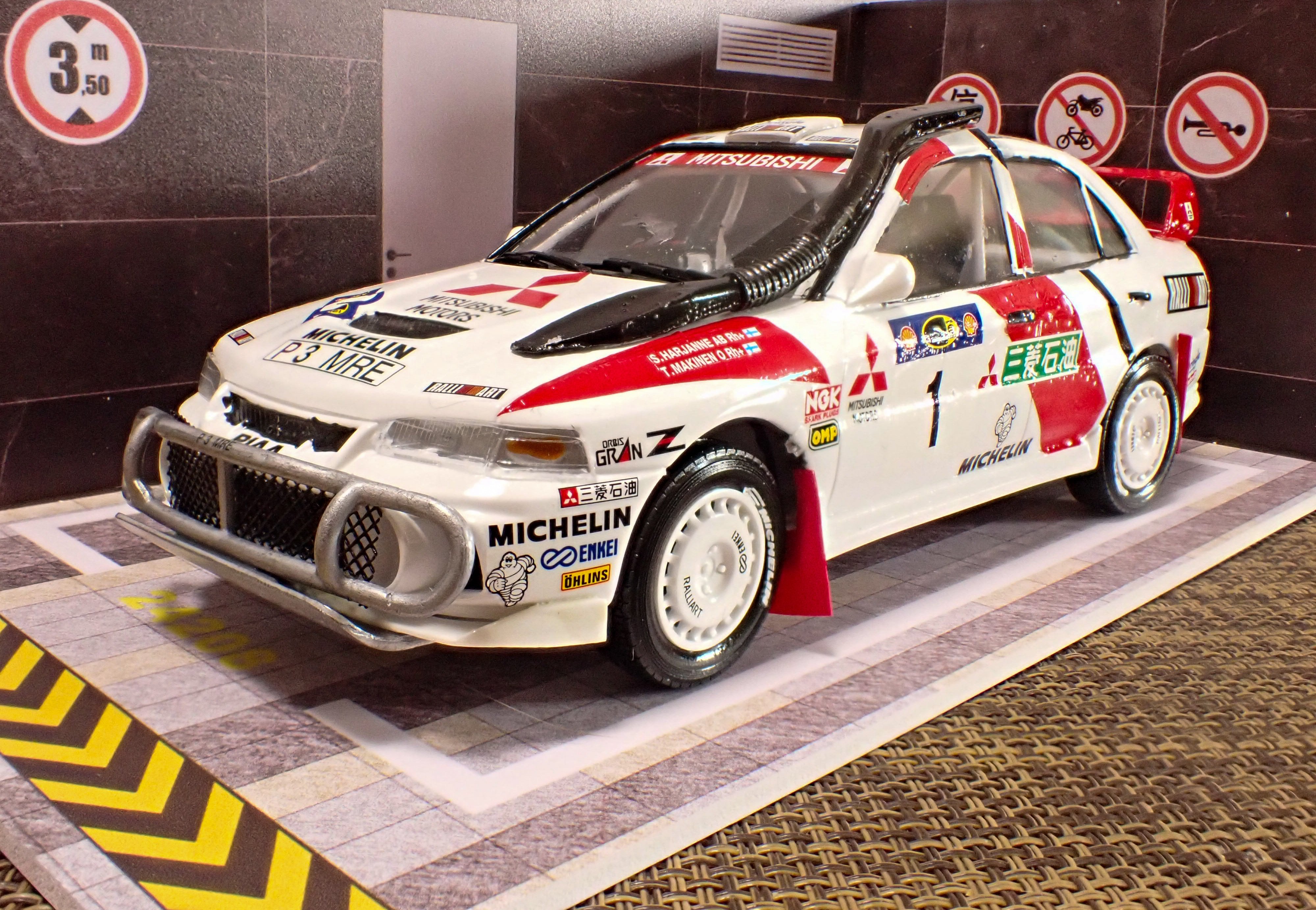 ハセガワ 1/24 ランサー エボリューションⅣ 1997 サファリラリー