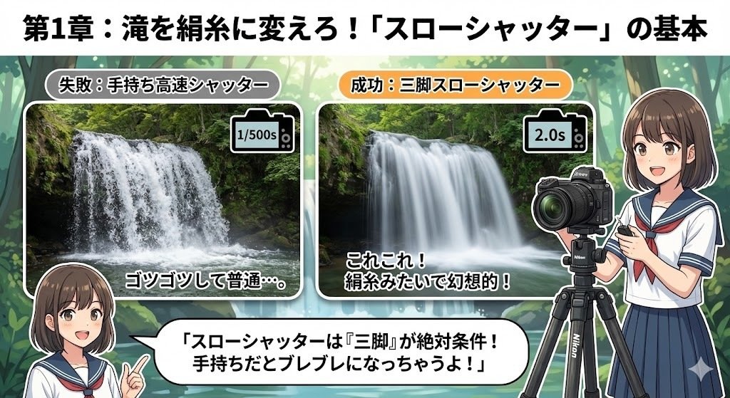 保存版】JKちゃんと学ぶ「時間の魔法」 ～Z 5IIで撮る、肉眼を超えた