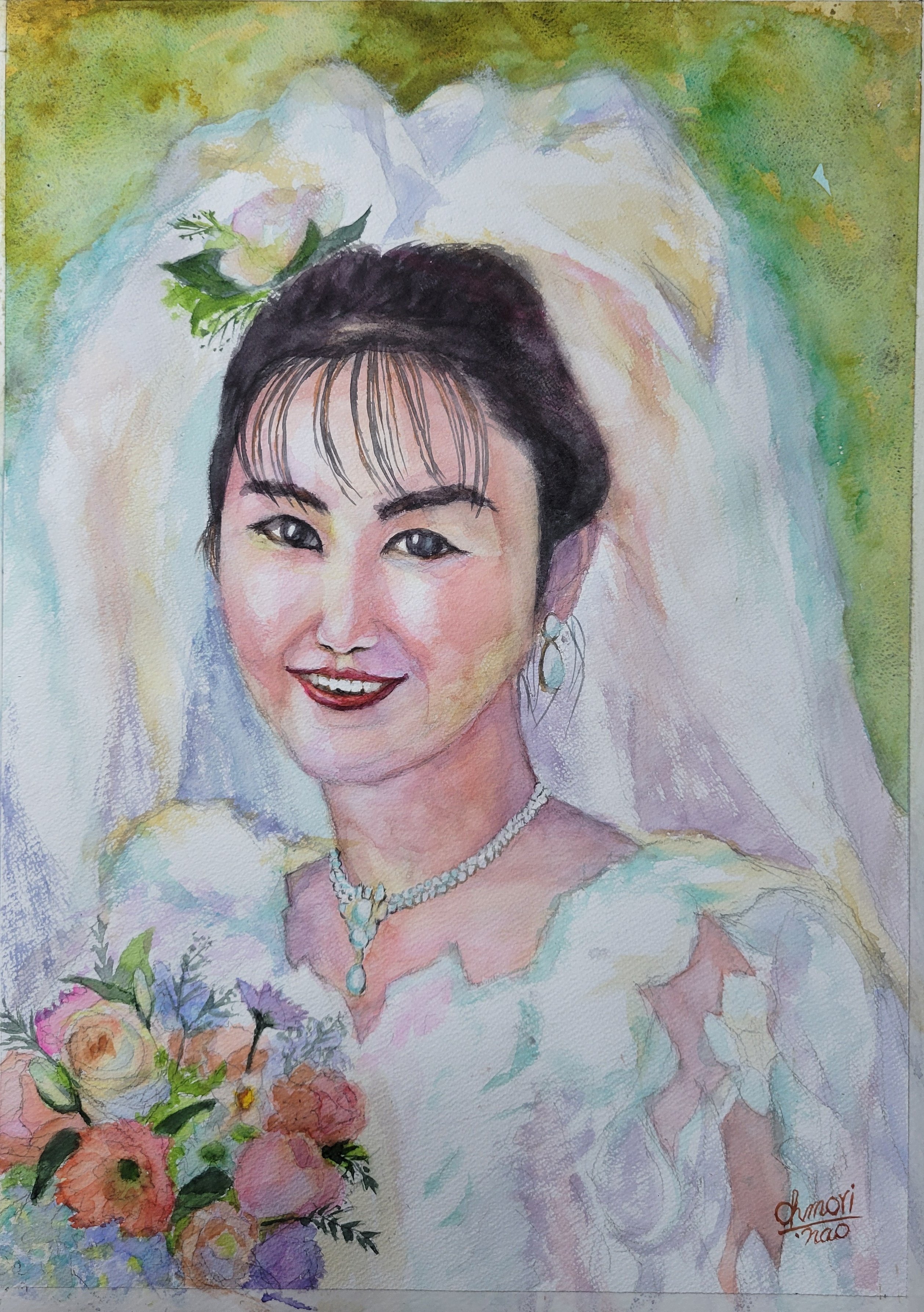 徒然柿』姉妹のウエディングドレス｜おおもり なお【大森尚行】