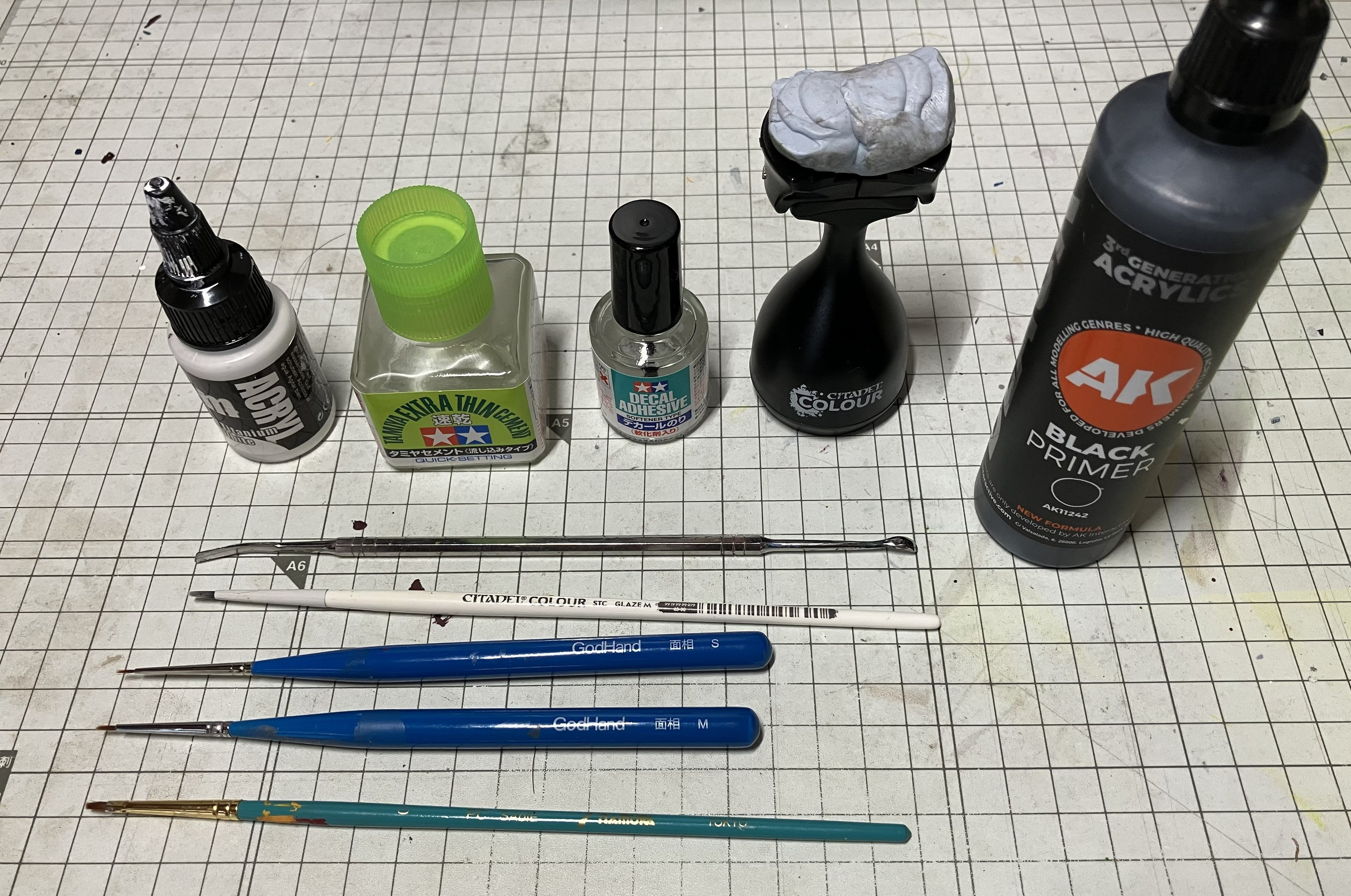 絵を描くみたいにミニチュアは塗れるのか？はじめてのペイントレポート