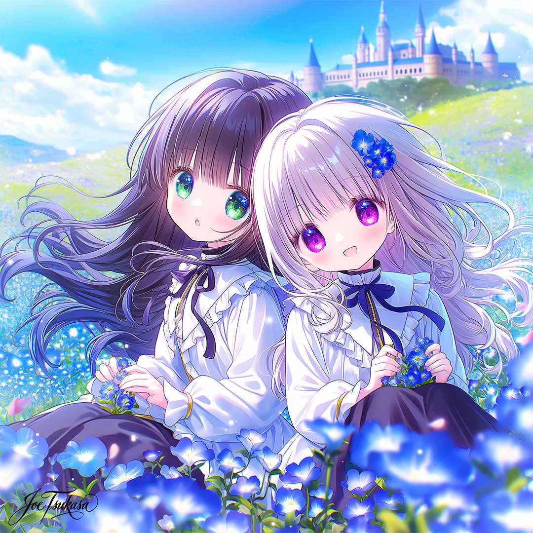 魔法はイメージの世界だ #お花畑を出す魔法 #AIアート #AIイラスト