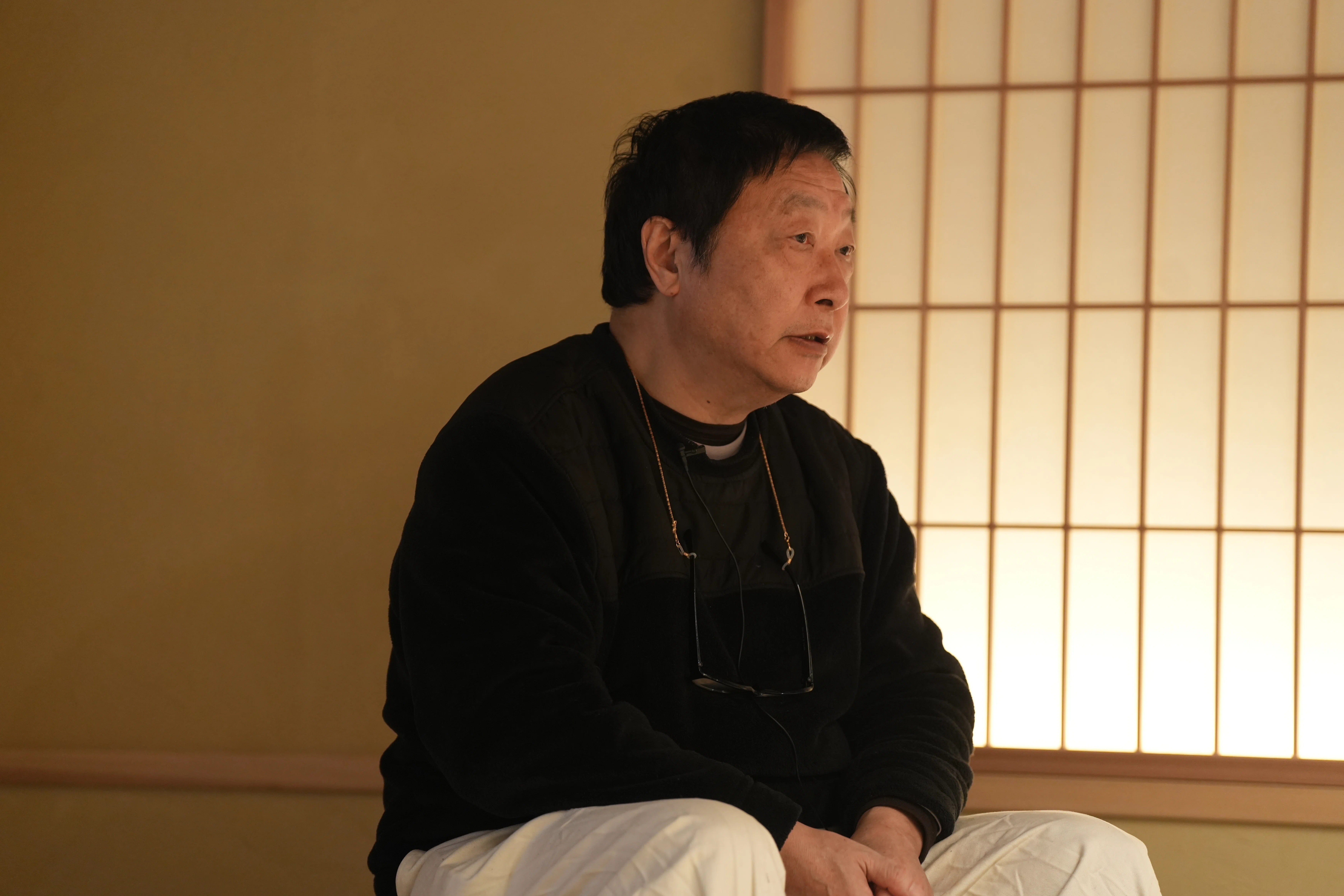 出口王仁三郎 真筆　王仁三郎母印　瑞祥丸進水式　昭和4年　新居浜　桐箱 掛軸 絵はがき（出口王仁三郎聖師お作品1）