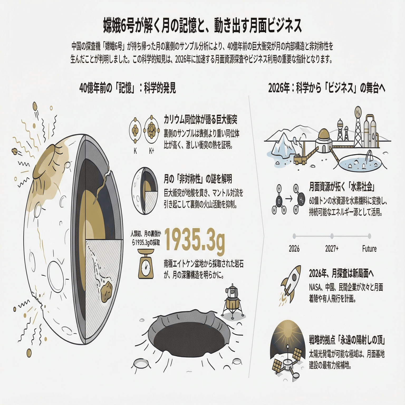 月の裏側が語る40億年の記憶——嫦娥6号サンプルが解き明かす巨大衝突の