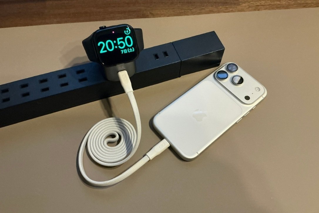TORRAS Apple Watch 充電器 2in1 45W 急速充電器 FlashEye 45W マルチ急速充電器｜1台でiPhoneもApple WatchもOK