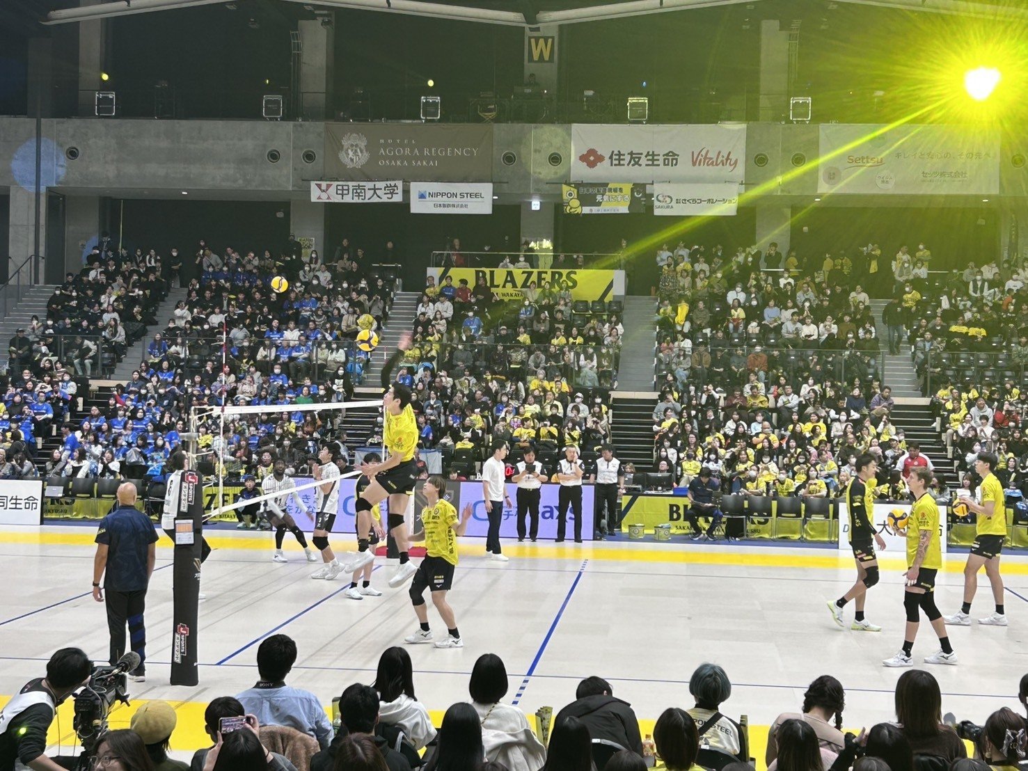 日本製鉄堺ブレイザーズ 試合観戦レポート 第1弾