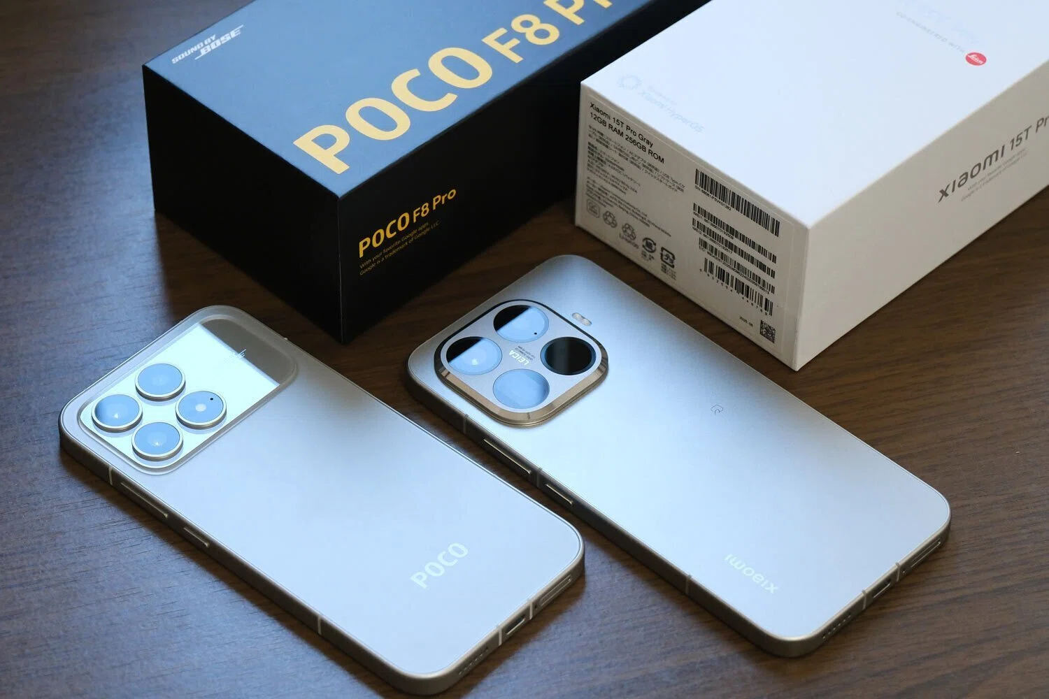POCO F8 Pro vs Xiaomi 15T Pro | BoseサウンドかLeicaカメラか