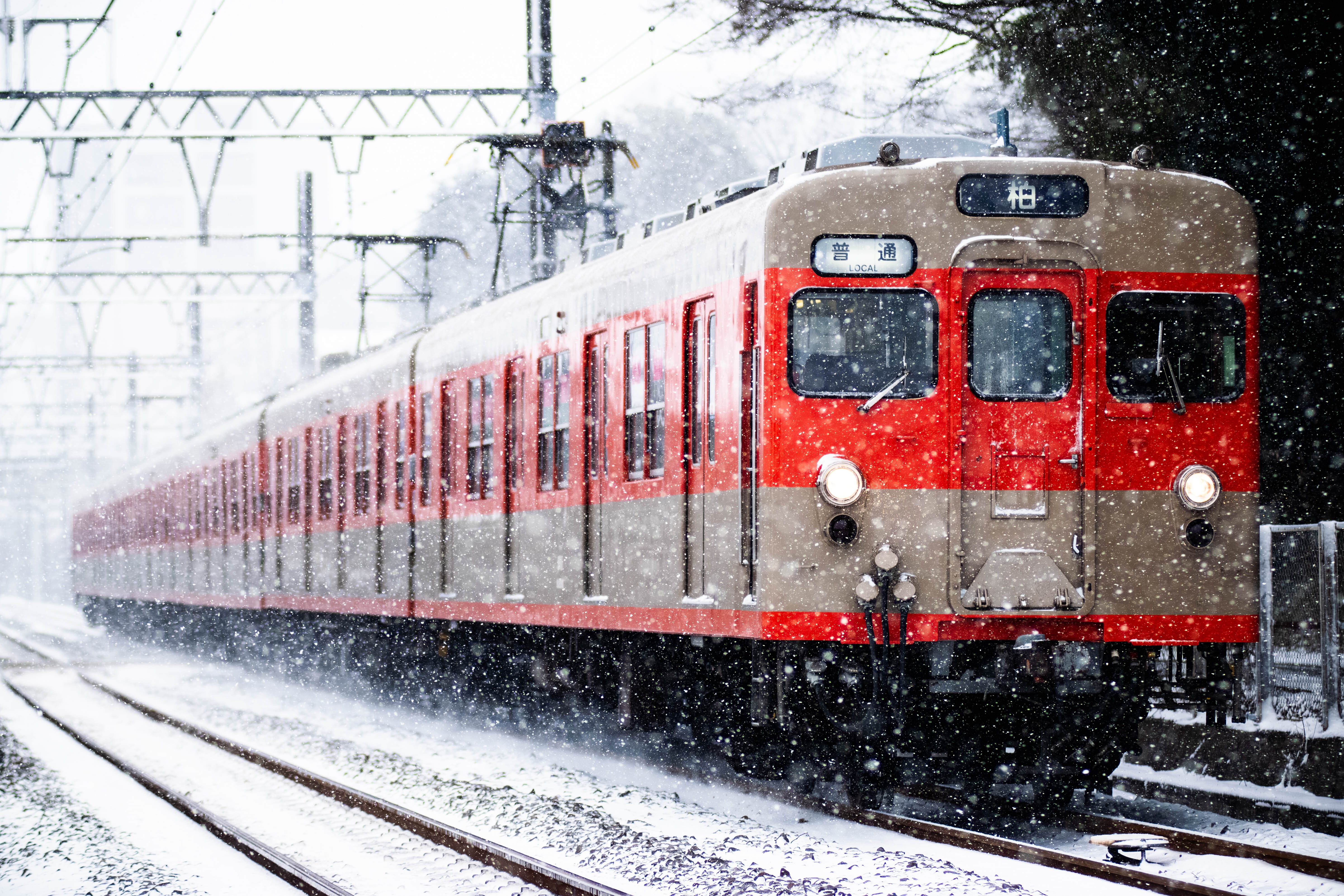降雪の東武8000系を撮る｜Yutaの撮り鉄日記