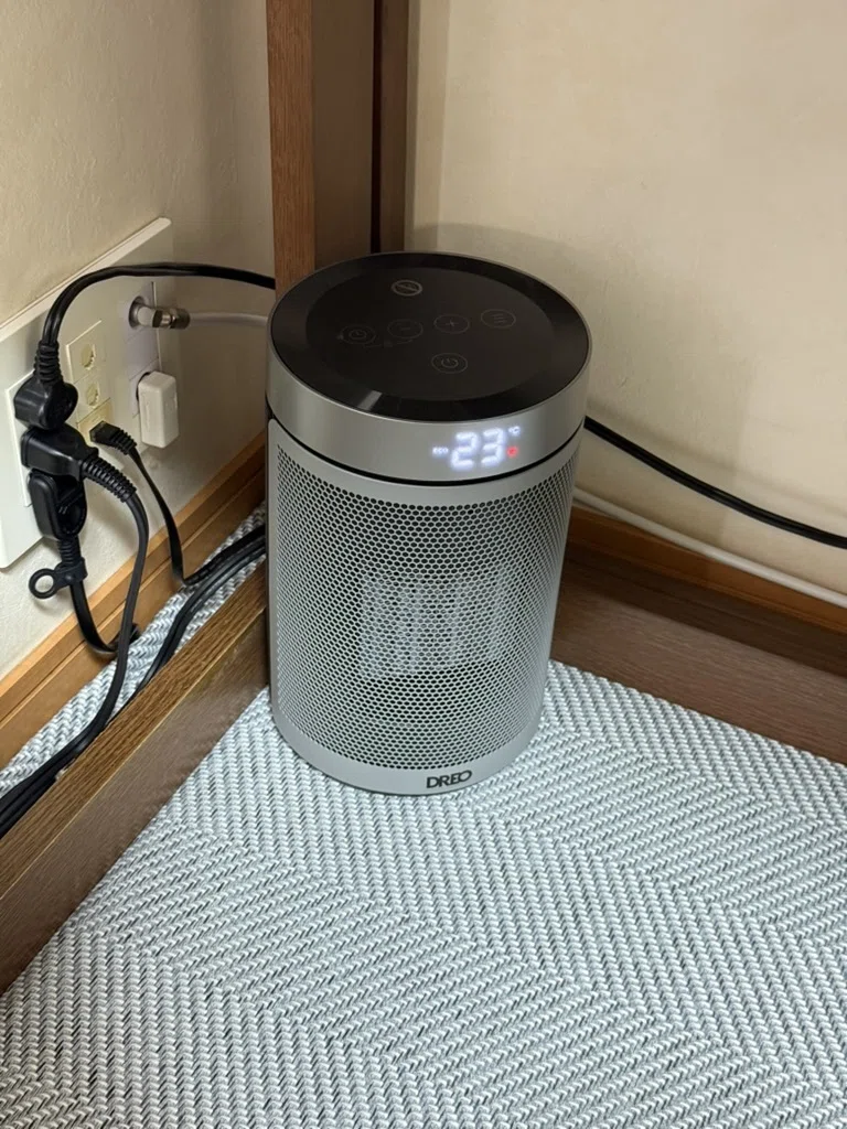 DREO （ドレオ） セラミック電気ヒーター【小型 足元2025冬新型】軽量