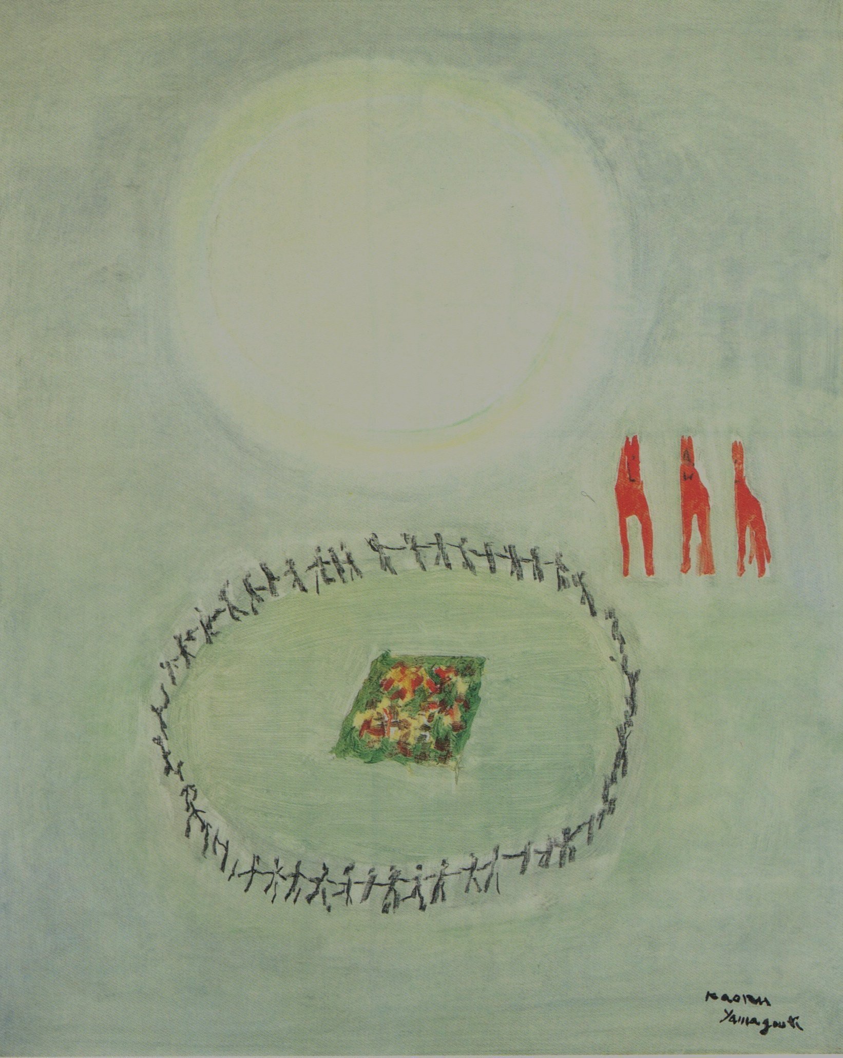 山口薫——「二つの円」｜薄井 灌 Kan Usui