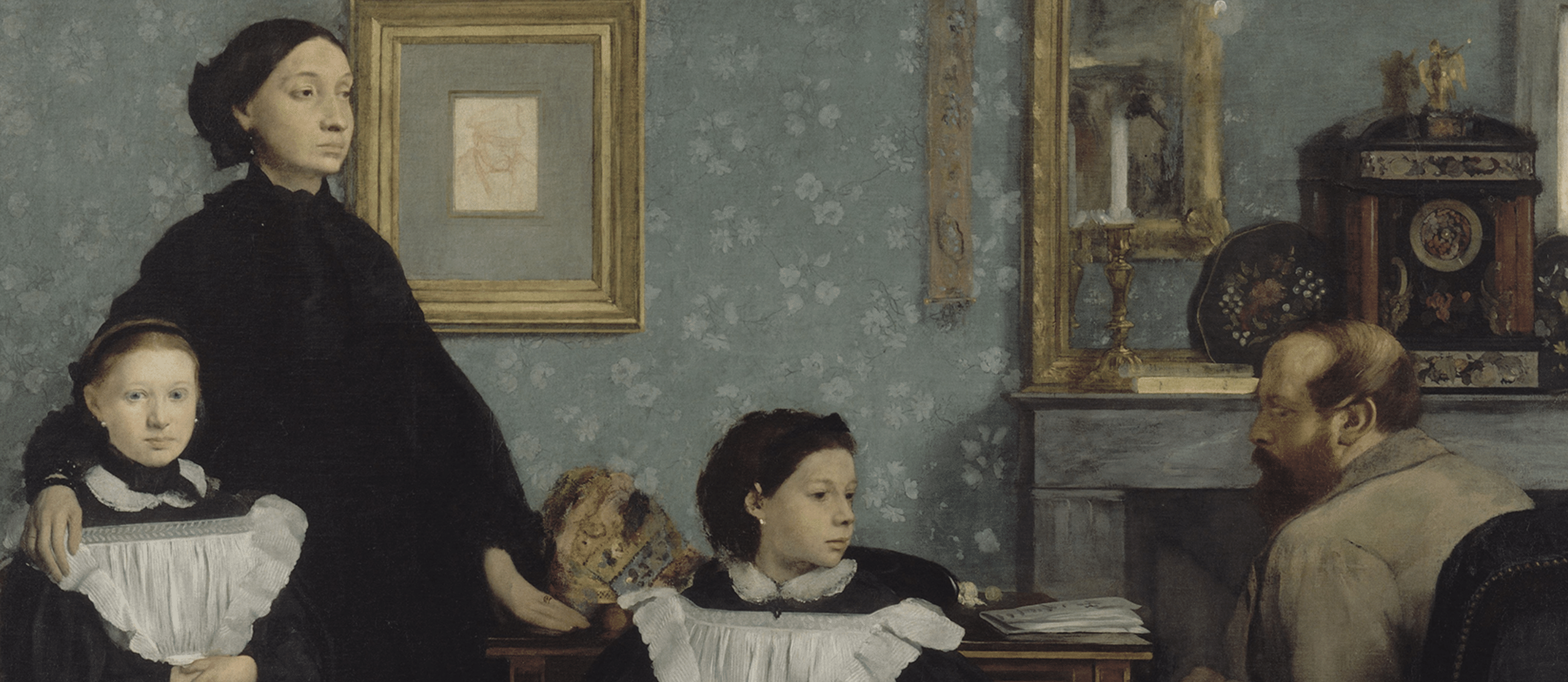 印象派展」出品作を解説！①：エドガー・ドガ《ベレッリ家の肖像》1858