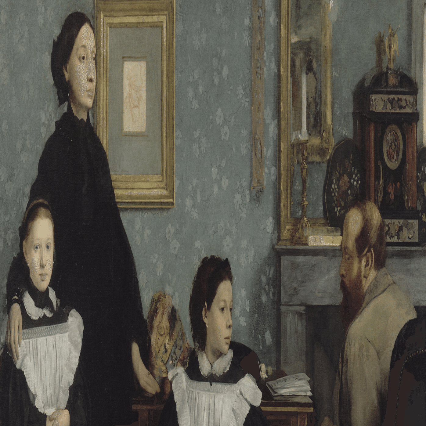 謎の肖像画 印象派展」出品作を解説！①：エドガー・ドガ《ベレッリ家の肖像》1858