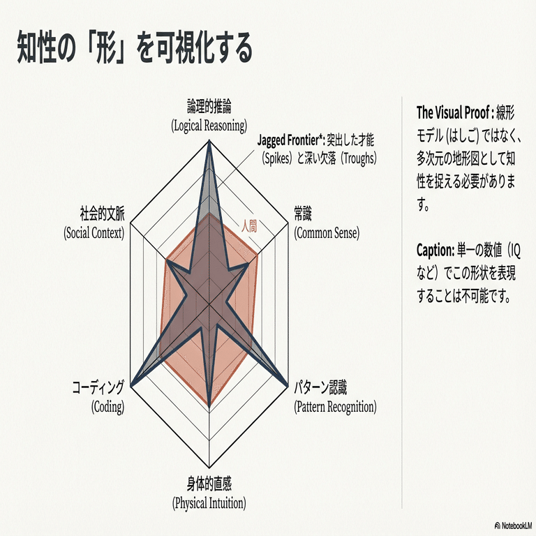 奇妙な知性」：なぜAIの進化は私たちの想像を超えるのか？（線形モデル