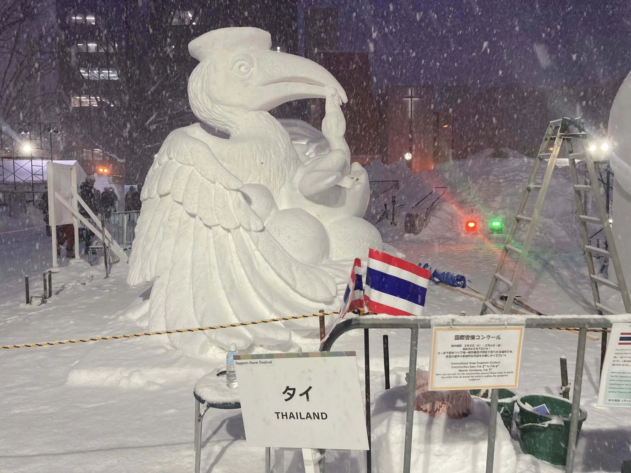 国際雪像コンクール4日目最終日(2026さっぽろ雪まつり)2026.2.6