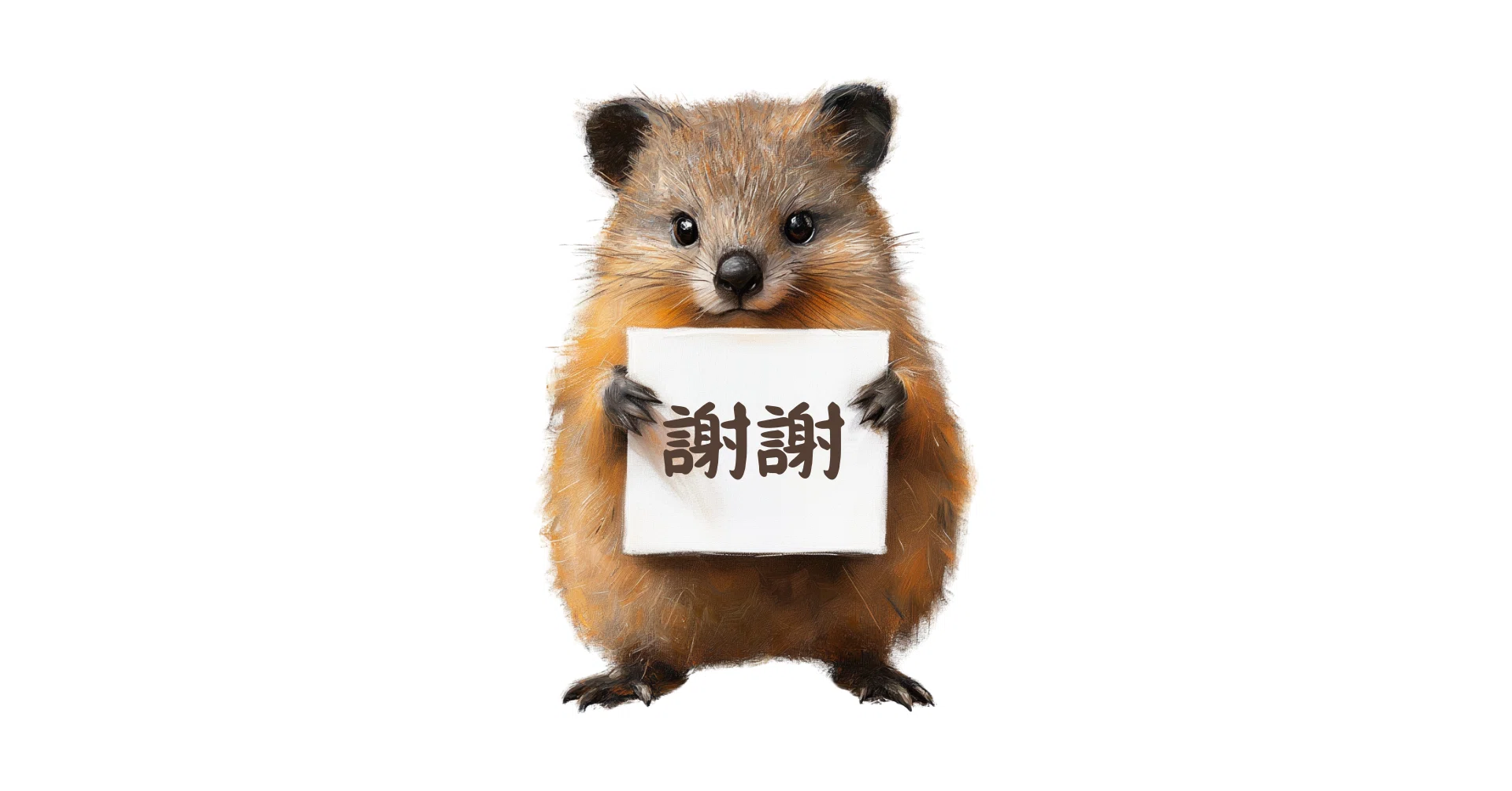 台湾華語】クオッカの気持ち(繁体字)｜クオッカギャラリー
