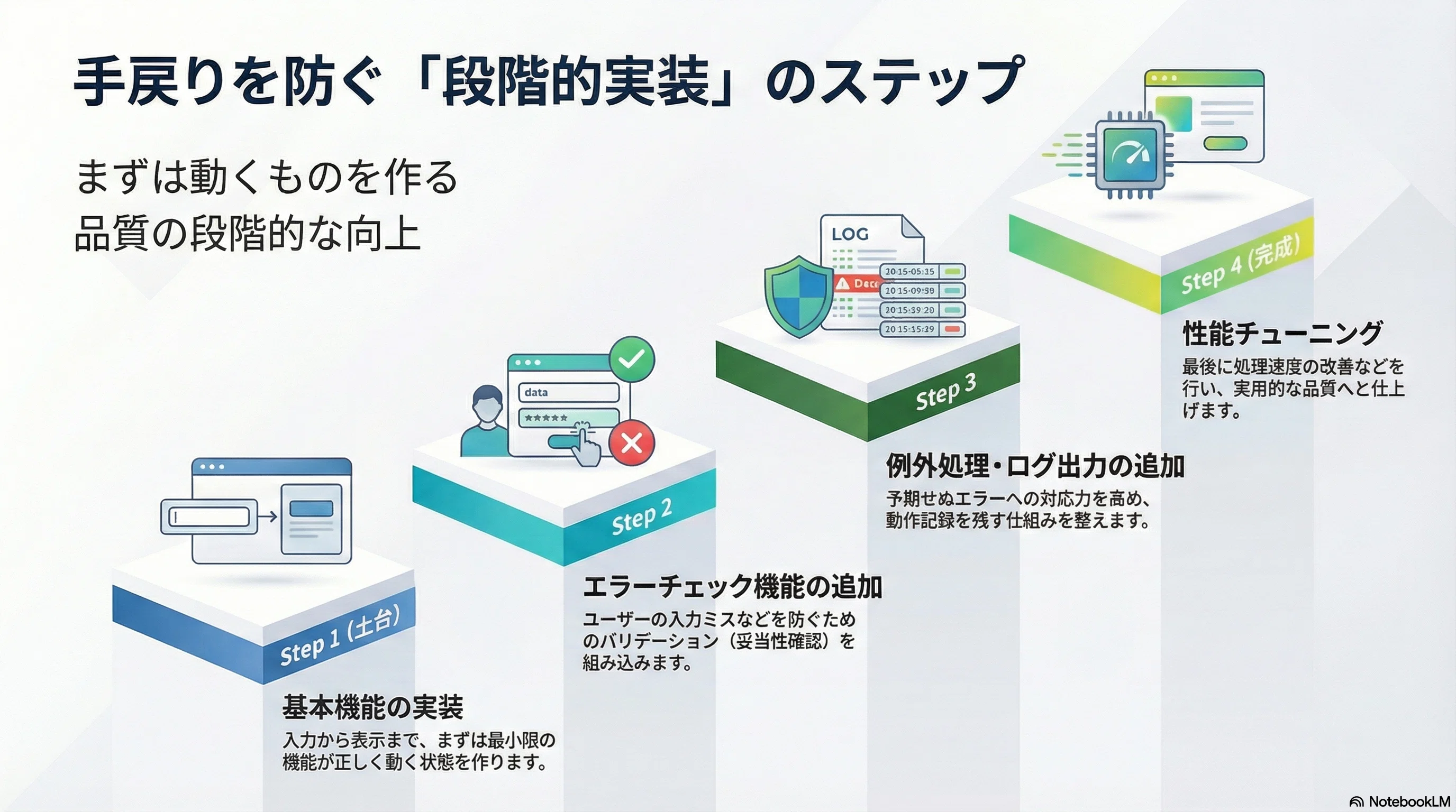 開発フェーズの進捗管理とコードレビュー｜品質を落とさない製造工程の