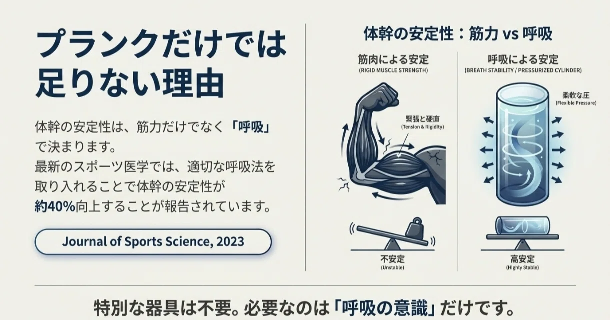 呼吸を変えるだけで体幹が変わる？3つの呼吸法の進化と選び方｜Kenji 