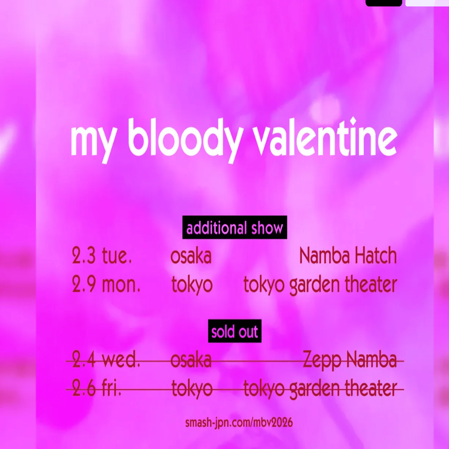 my bloody valentine過去の来日公演とセットリストまとめ｜kawanoisy