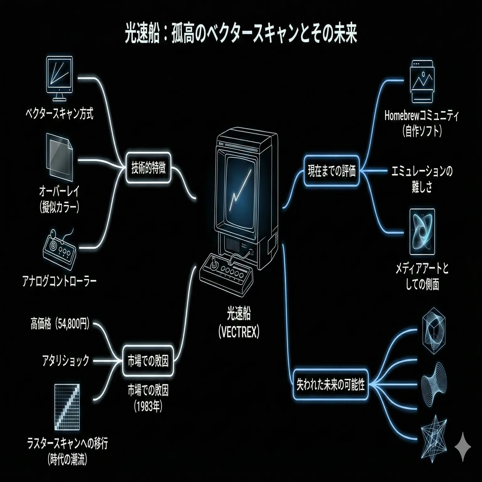 g62 孤高のベクタースキャン：光速船（Vectrex）が描いた未来と、その