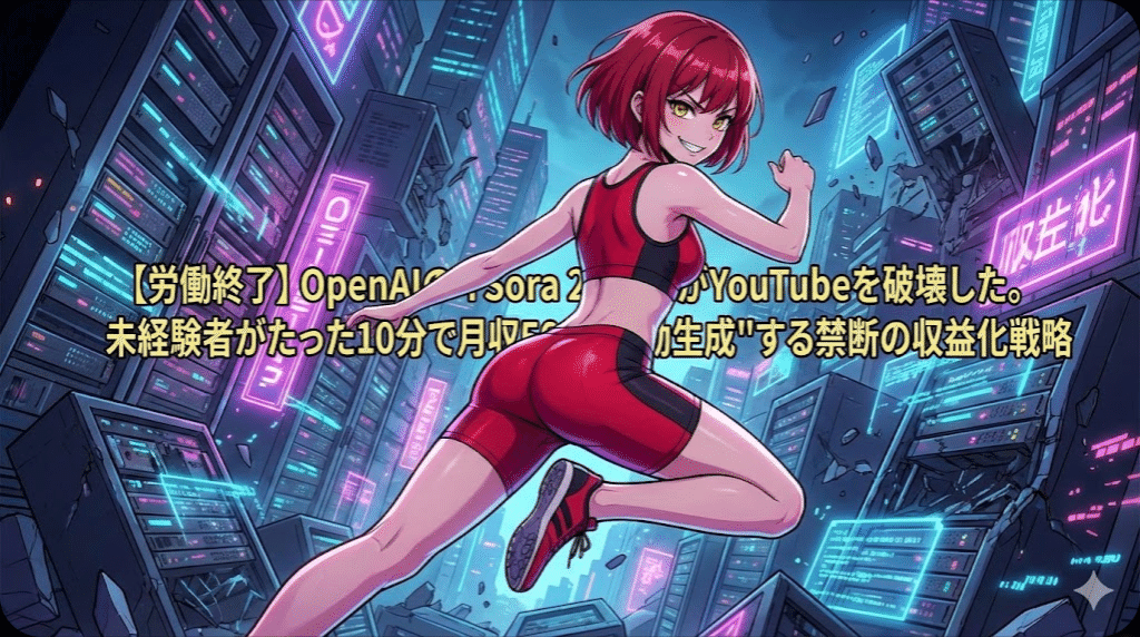 労働終了】OpenAIの「Sora 2」がYouTubeを破壊した。未経験者がたった
