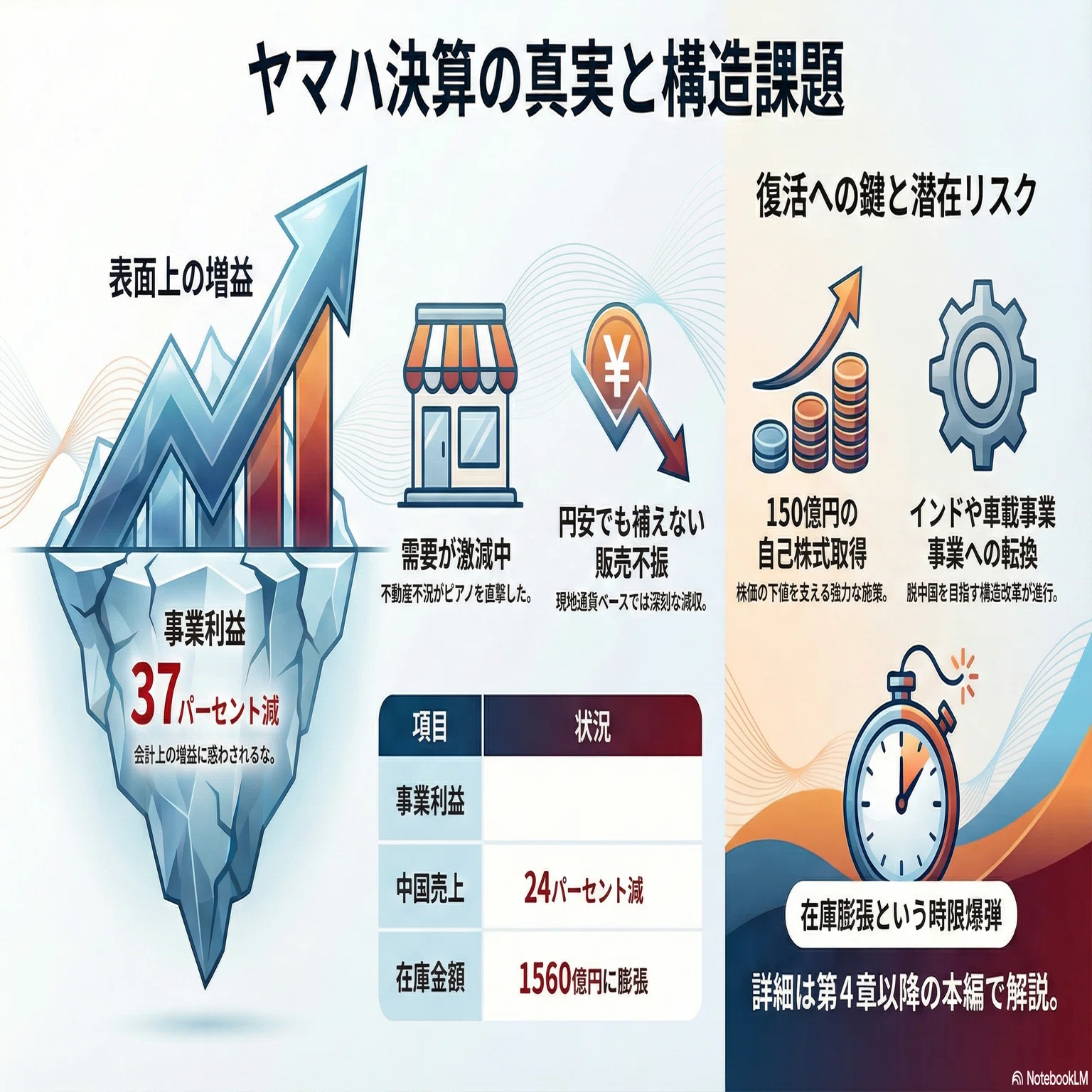 ヤマハ(7951)：表面上の「85%増益」に騙されるな。PBR1倍割れで発動