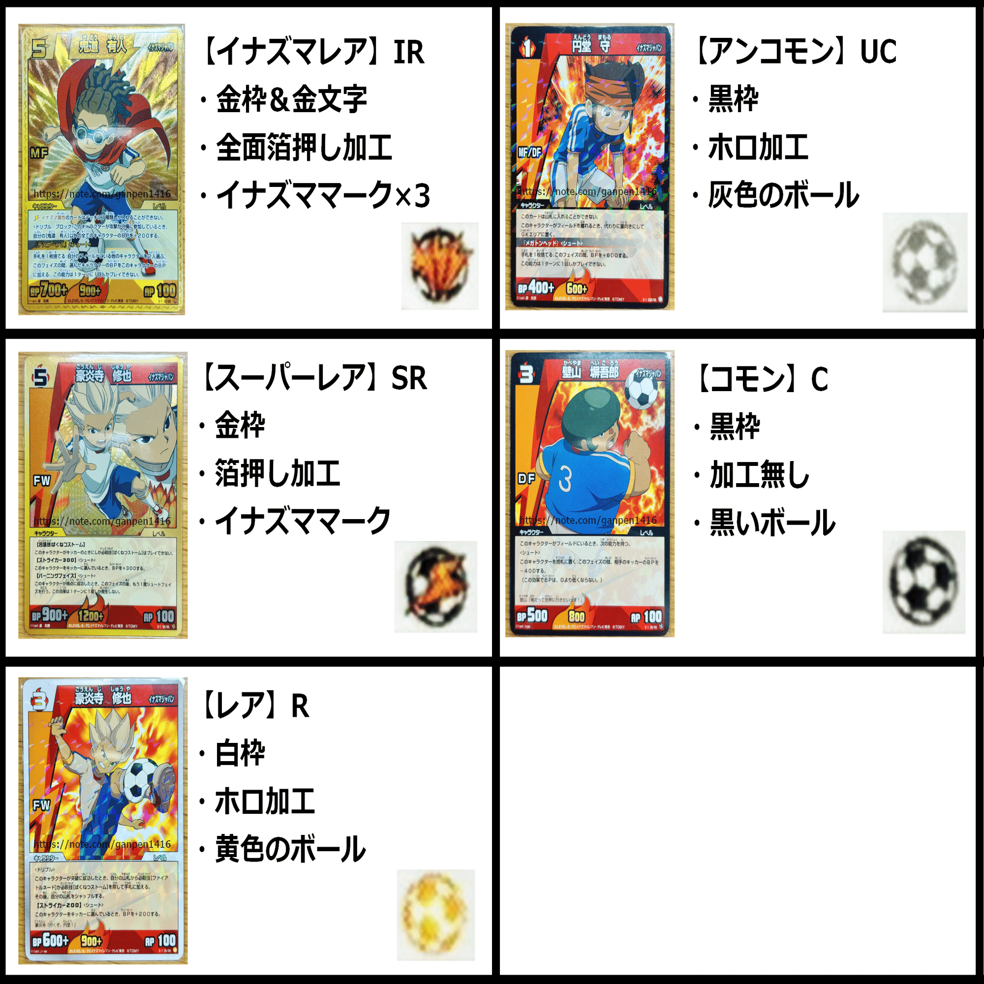 イナズマイレブンTCGレアリティ＆遊び方｜夜魅