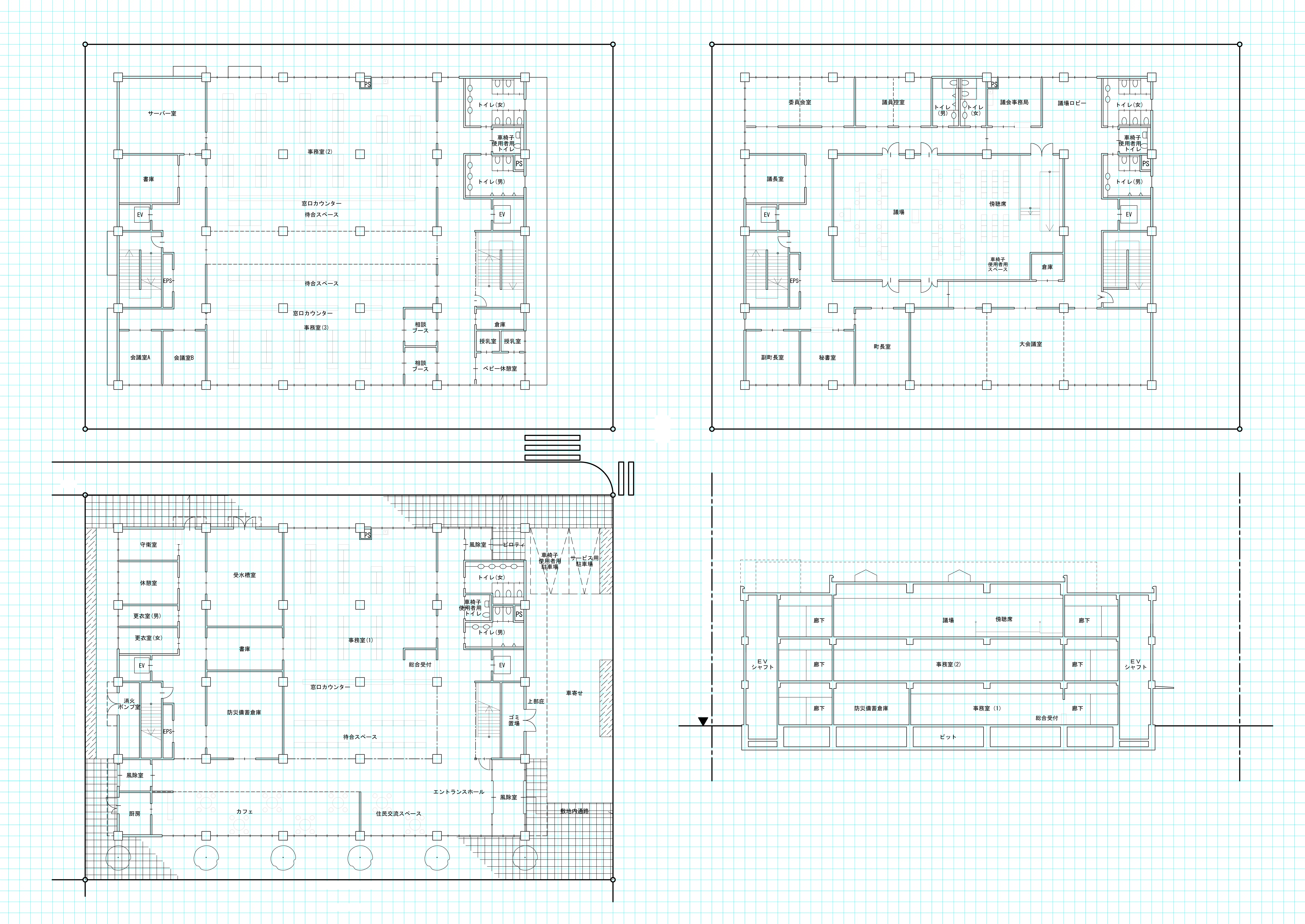 一級建築士製図「庁舎」 標準解答例分析 これから製図に挑む方へ｜一級