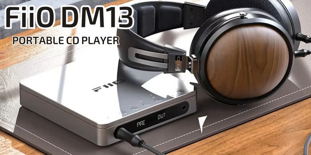 ポータブルCDプレーヤー【FiiO DM13レビュー】音楽としっかり