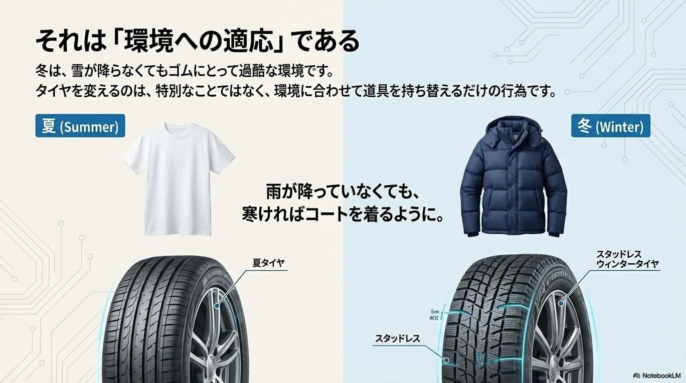 雪が降らなくても、冬タイヤを履く意味がある｜Yusuke Miura
