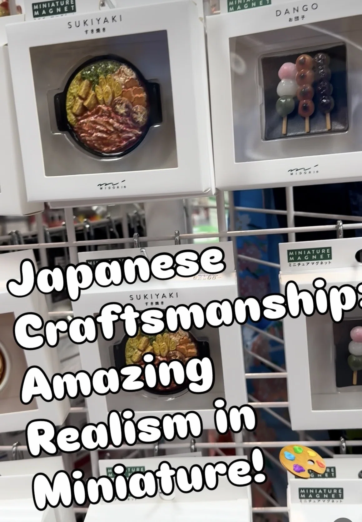 Japanese Food in Miniature! 🍱✨ Tiny & Tasty Magnets.｜イケマン