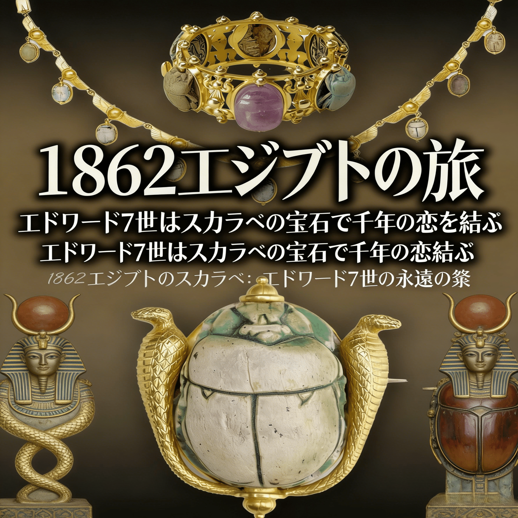 ❤️ 愛は1862年に始まる｜スカラベジュエリーが紡ぐ千年の愛 ✨｜ほね