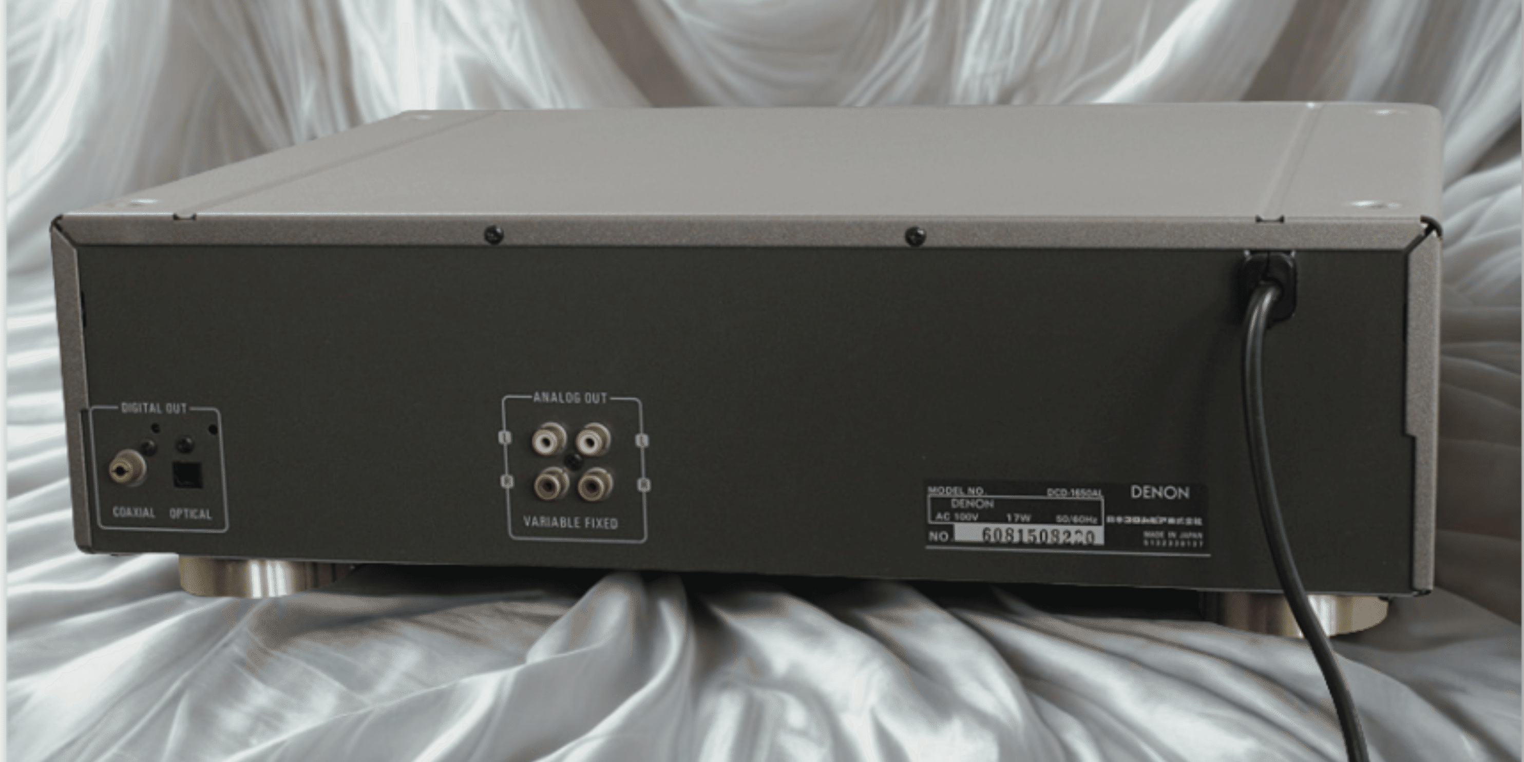 CDプレーヤー　DENON DCD-1650AL DENON DCD-1650AL ALPHAプロセッシング 90年代名機CDプレーヤーの音質