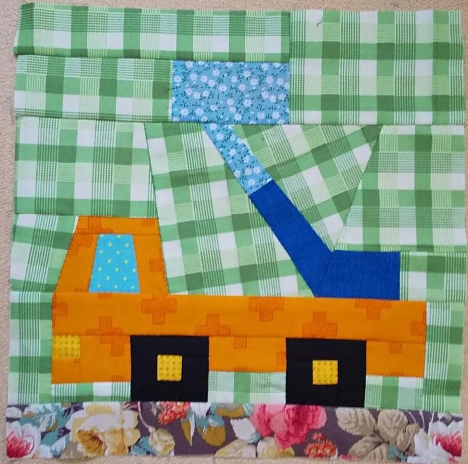 Aerial Work Platform FPP Pattern (30cm)｜hodo hodo quilts