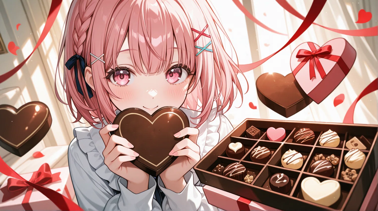 PixAI】恋するキモチをAIで表現❤️バレンタインAIイラストの作り方