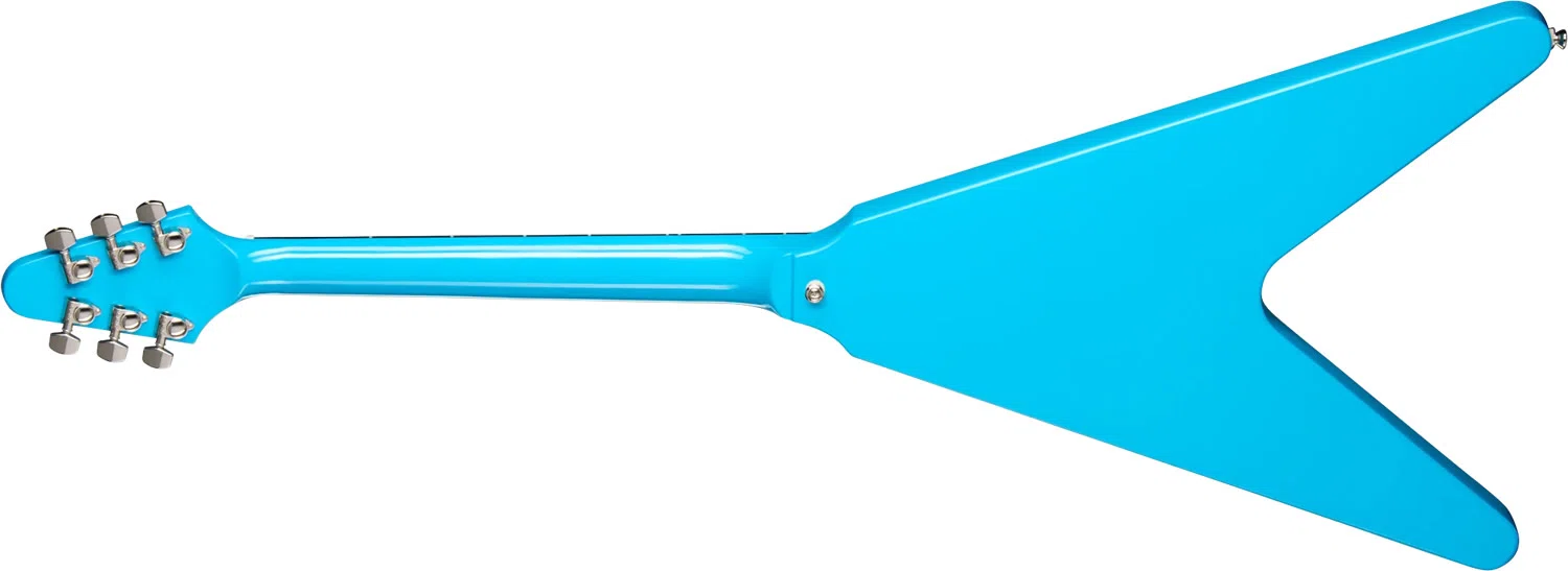 Vibrant Maui Blue! 70s Style Flying V by Epiphone!｜Sparkplug.tokyo