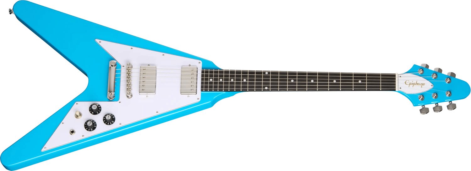 Epiphone エピフォン　エレキギター　フライングV Gibson Epiphone / Inspired by Gibson Flying V 70s Maui Blue エピフォン