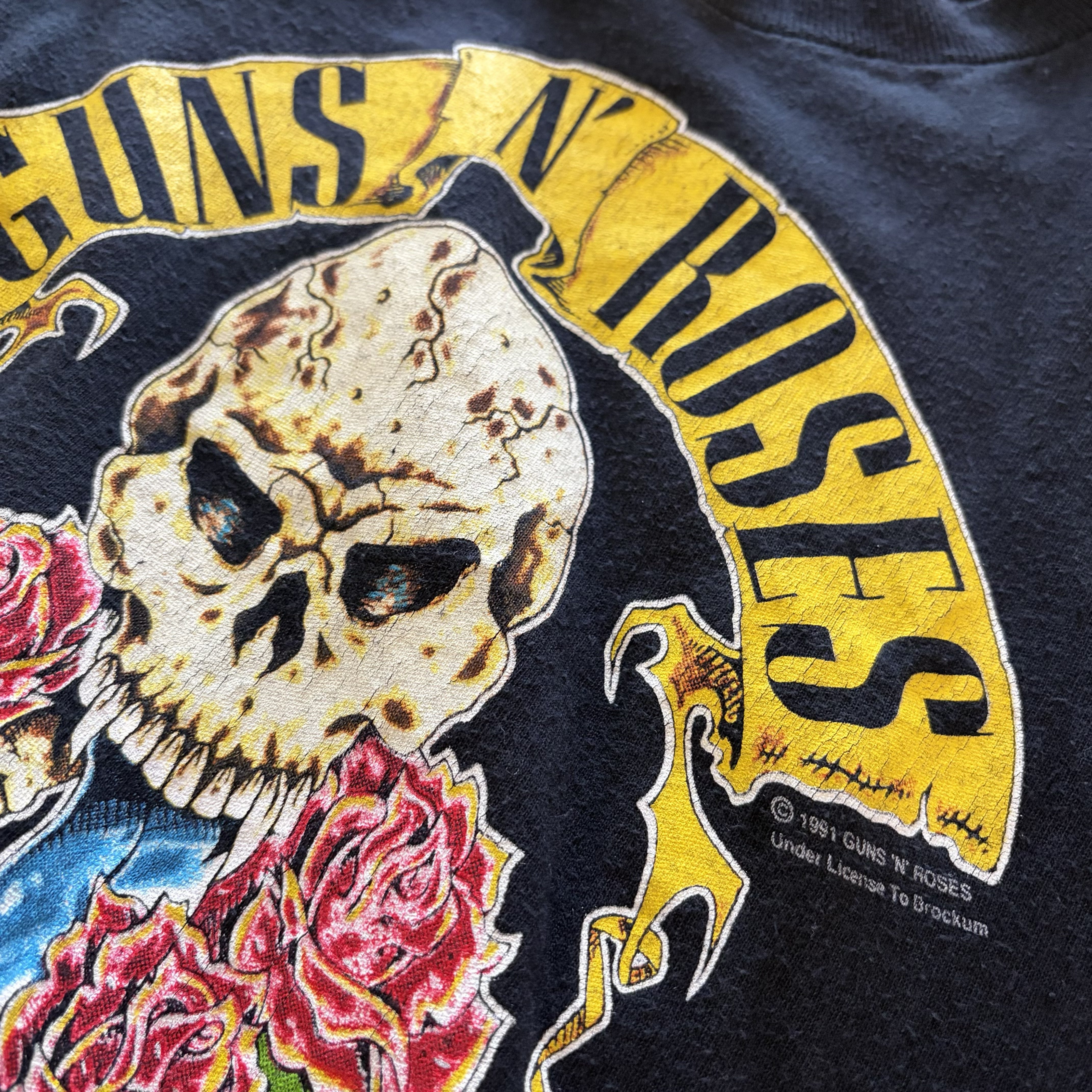 GUNS N' ROSES / HERE TODAY GONE TO HELL Tシャツ / 1991年