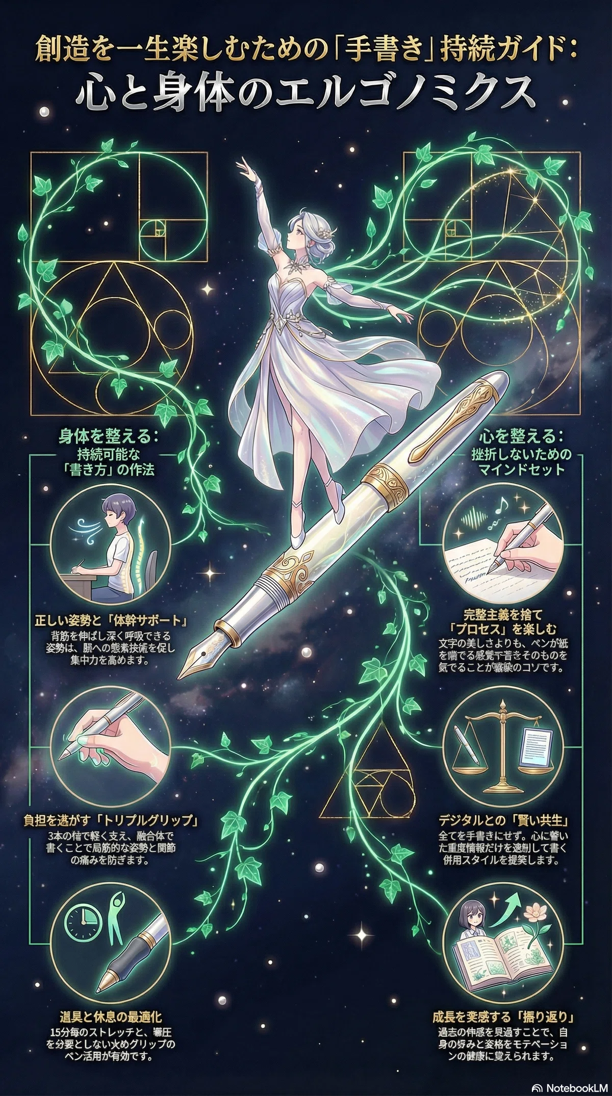 ⚠️手書き継続の落とし穴を回避！身体負担軽減とやる気維持のコツ