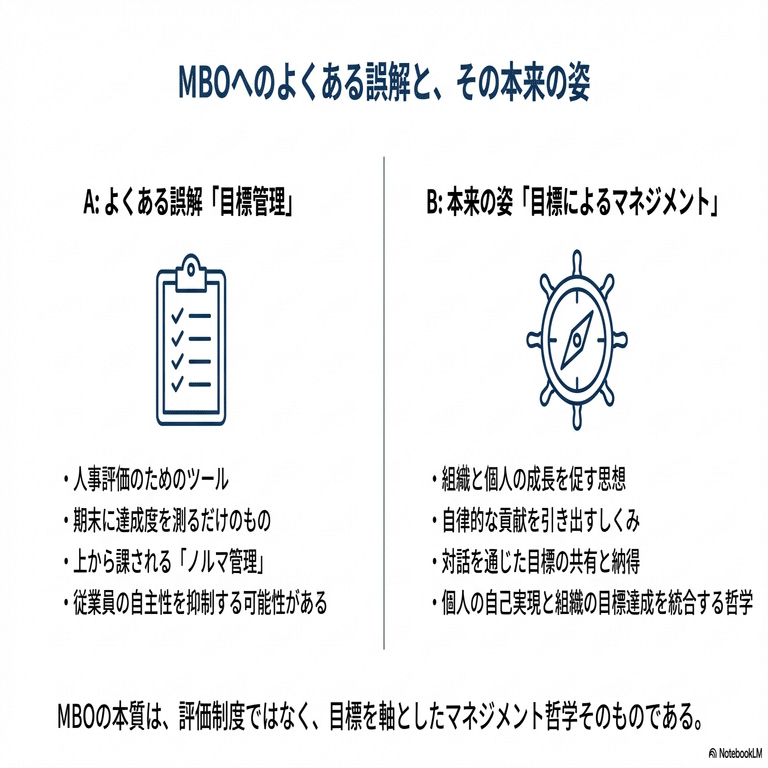 MBOの本質とは？「目標管理」を超えた「目標によるマネジメント」の