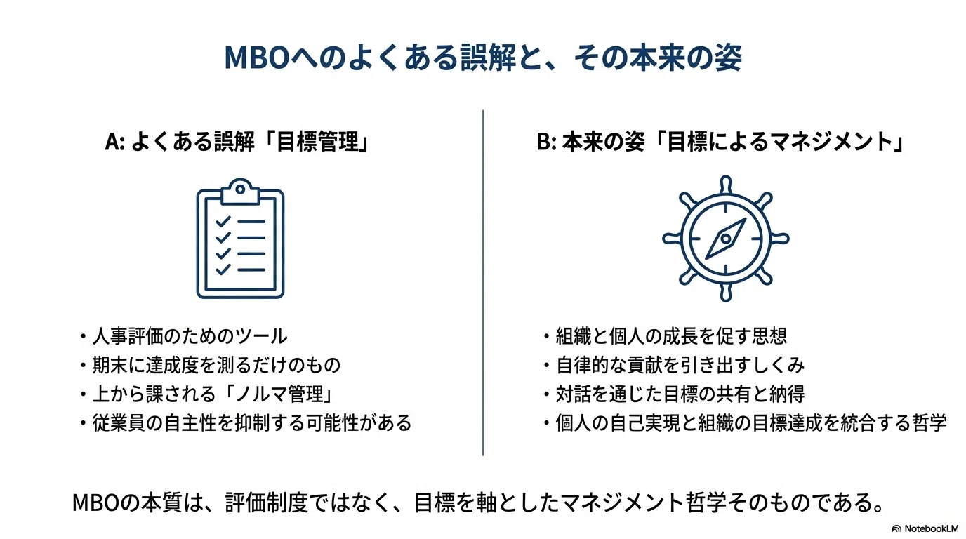 MBOの本質とは?「目標管理」を超えた「目標によるマネジメント」の MBOの本質とは?「目標管理」を超えた「目標によるマネジメント」の