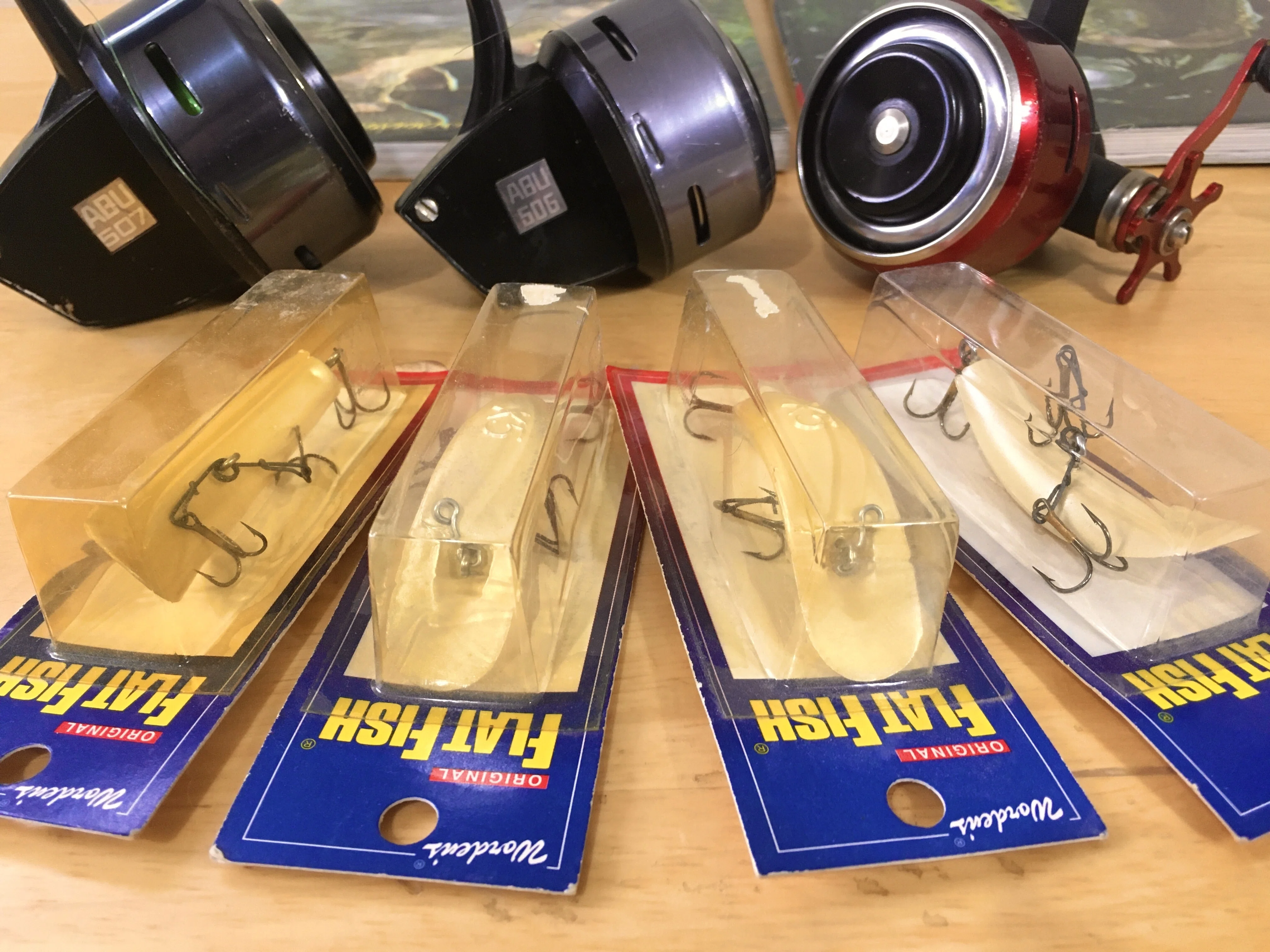🎣オールドフィッシングタックル057 湖水のアンダースピン ~ ABU 500