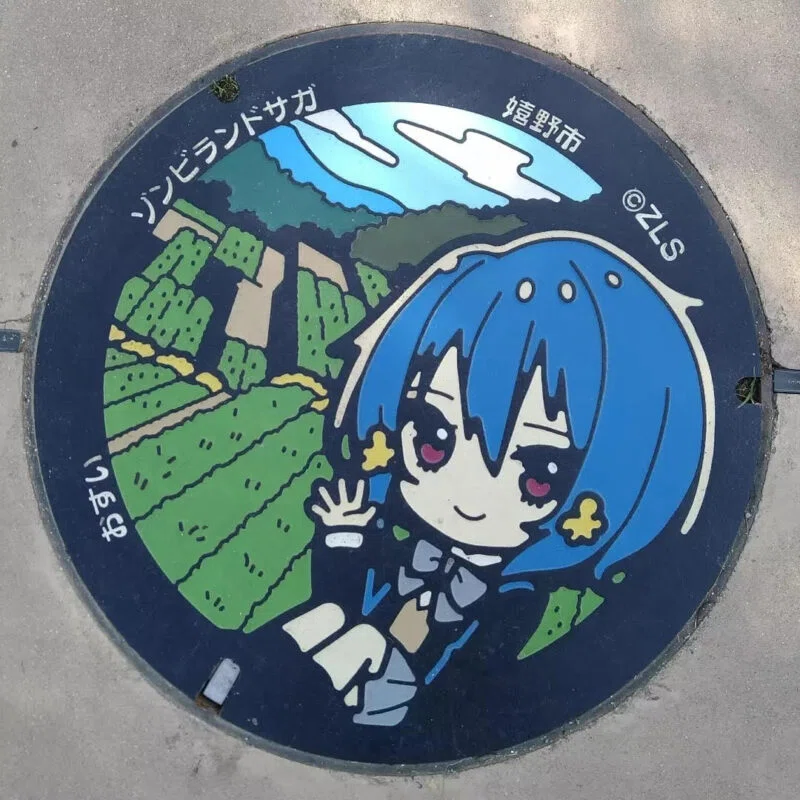 ゾンビランドサガ マンホール」コンプリート！｜PANGAEA DeSIGN