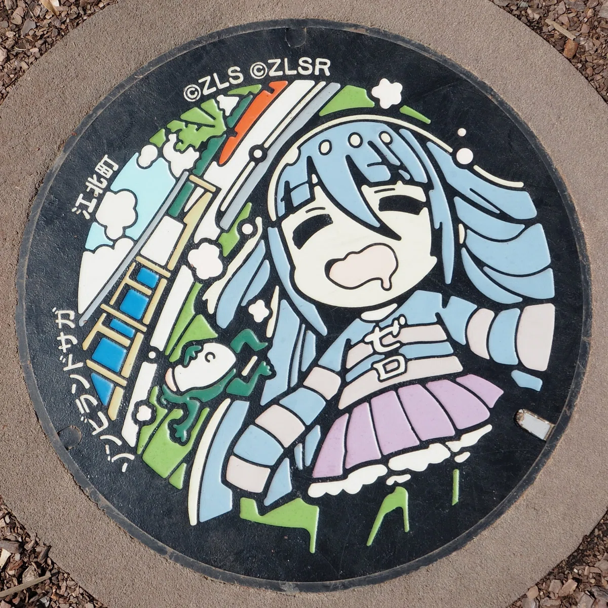 ゾンビランドサガ マンホール」コンプリート！｜PANGAEA DeSIGN