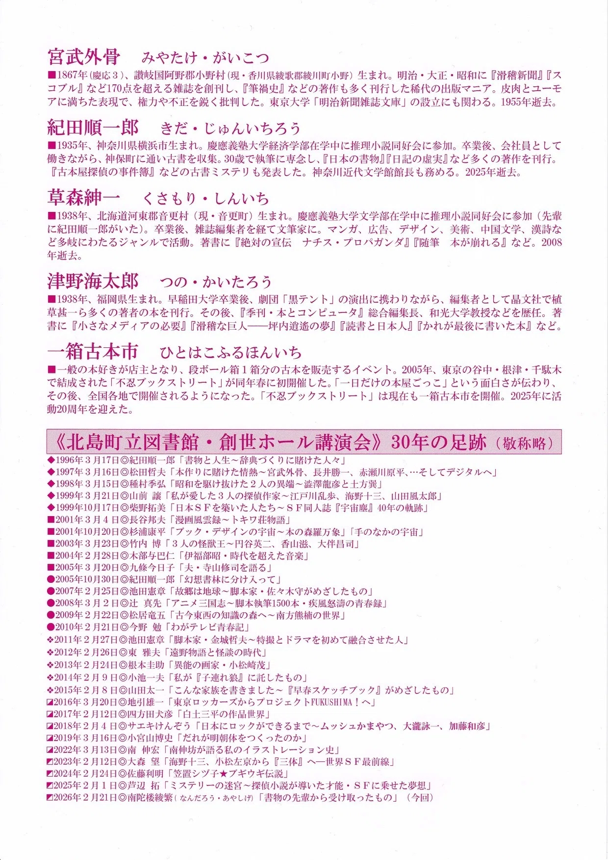 外骨の復習⑯：没後40年イベント｜yoms
